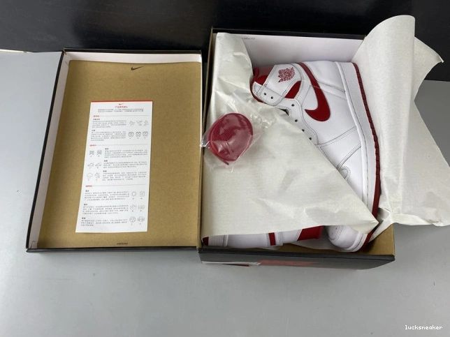 Rep LUCY Retro Jordan 1 Red Metallic Air 555088-103 (2017) 0811